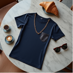 Women Pocket Detail T-Shirt