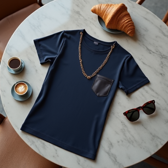 Women Pocket Detail T-Shirt