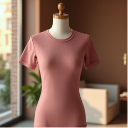 Women Slim Fit Round Neck T-Shirt