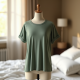 Women Round Neck Lounge Tee