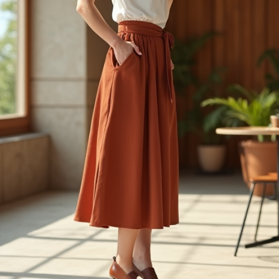Women Comfortable Fit Skirt
