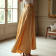 Women Elegant Midi Skirt