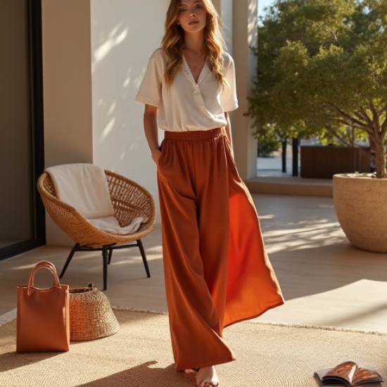 Women Soft Fabric Pants