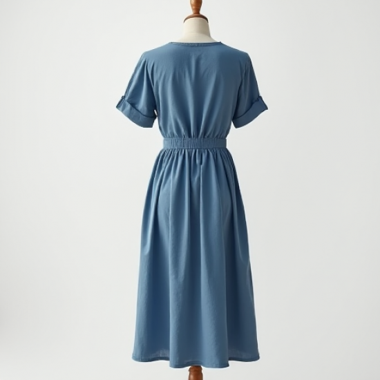 Women Lightweight Cotton Dress