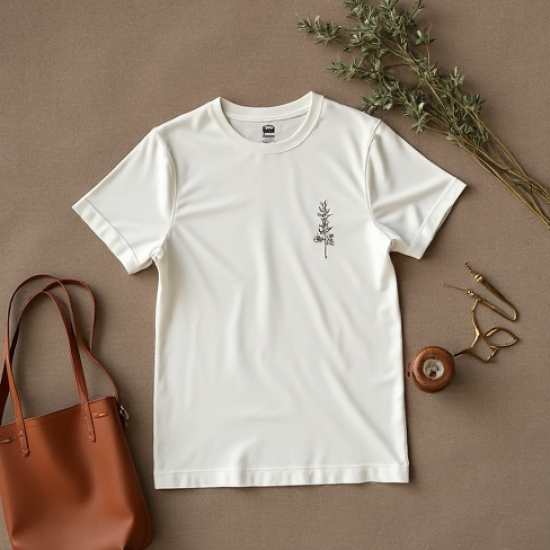 Women Minimal Print T-Shirt