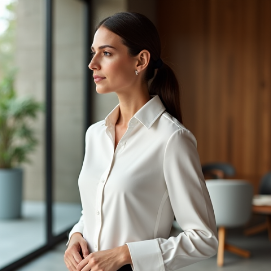 Women Slim Fit Formal Shirt