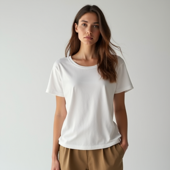 Women Simple Style Tee