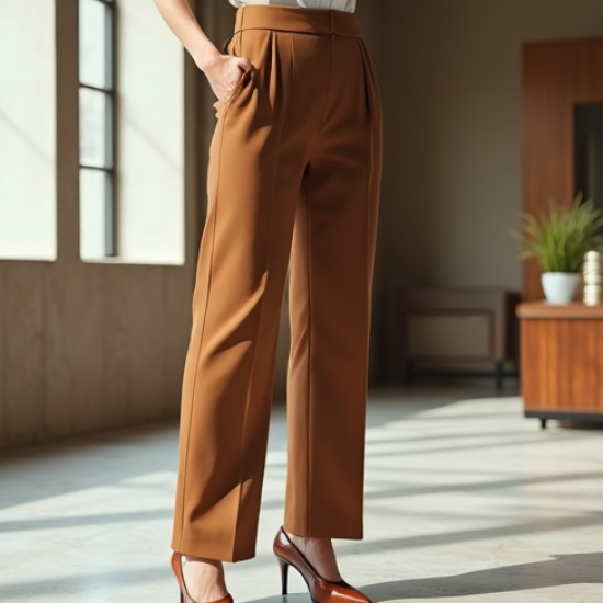 Women Basic Work Pants