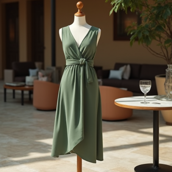 Women Soft Drape Dress