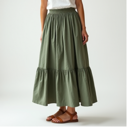 Women Casual Cotton Skirt