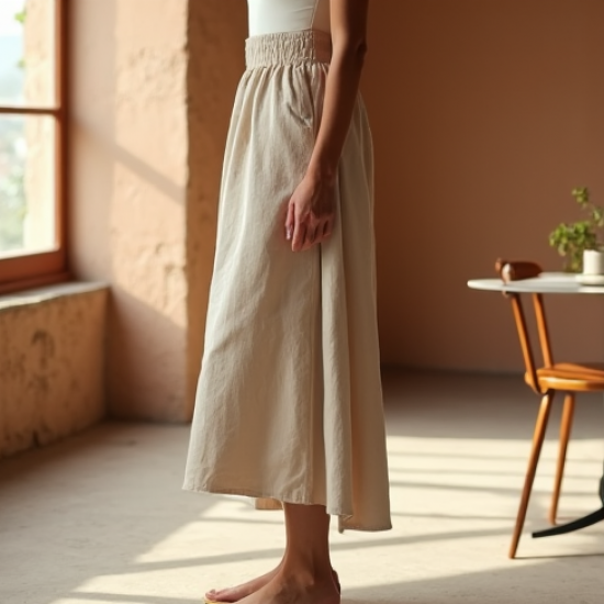 Women Relaxed Fit Skirt