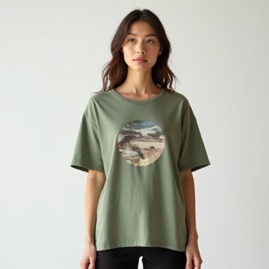 Women Printed Daily Wear Tee