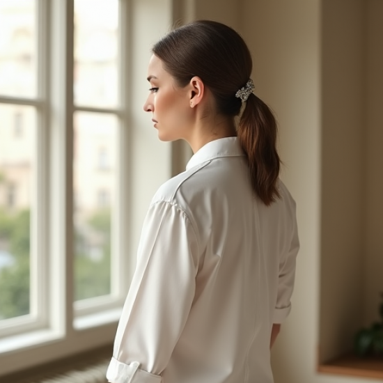 Women Collar Neck Shirt