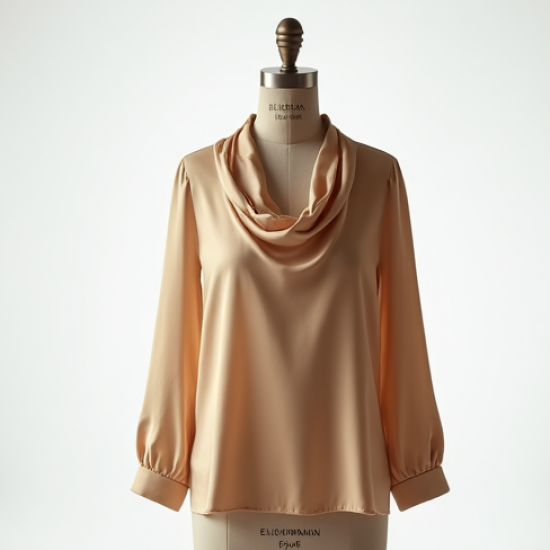 Women Soft Drape Blouse