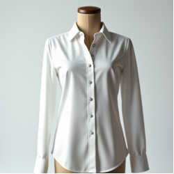 Women White Formal Shirt