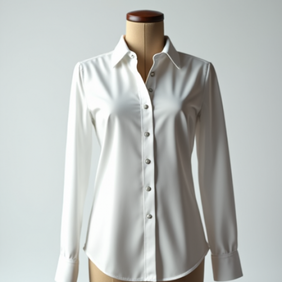 Women White Formal Shirt