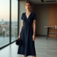 Women Clean Cut Dress