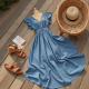 Women Lightweight Cotton Dress