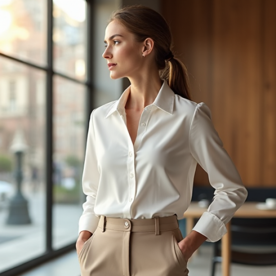 Women Formal Basic Shirt