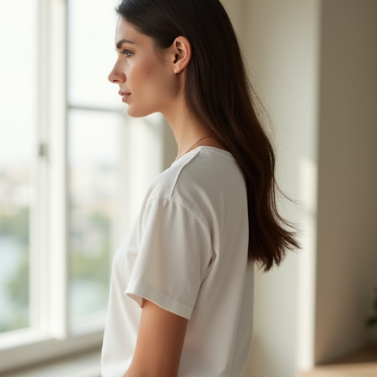 Women Simple Style Tee