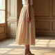 Women Soft Drape Skirt