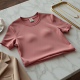 Women Slim Fit Round Neck T-Shirt