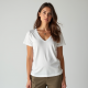 Women Solid Cotton T-Shirt