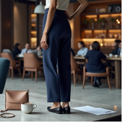 Women Clean Cut Trousers