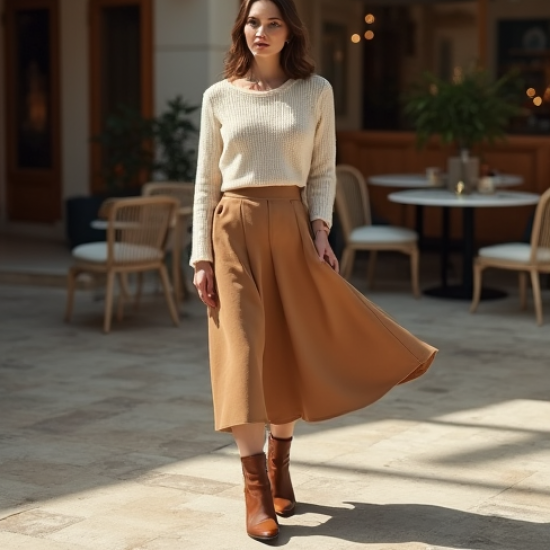 Women High Waist Skirt