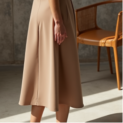 Women Clean Look Skirt