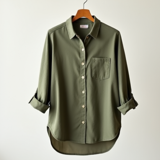 Women Casual Button Down Shirt