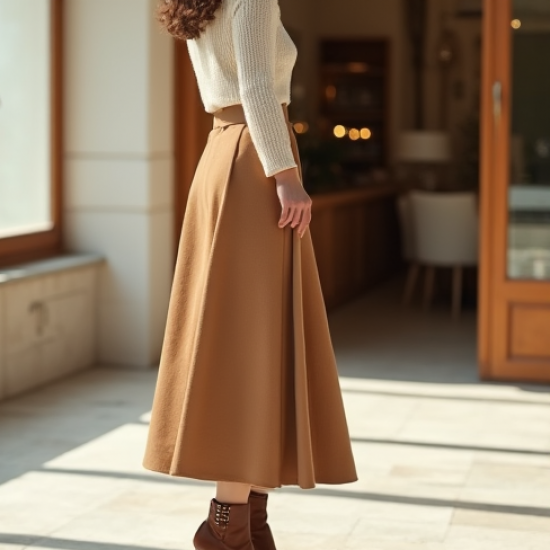 Women High Waist Skirt